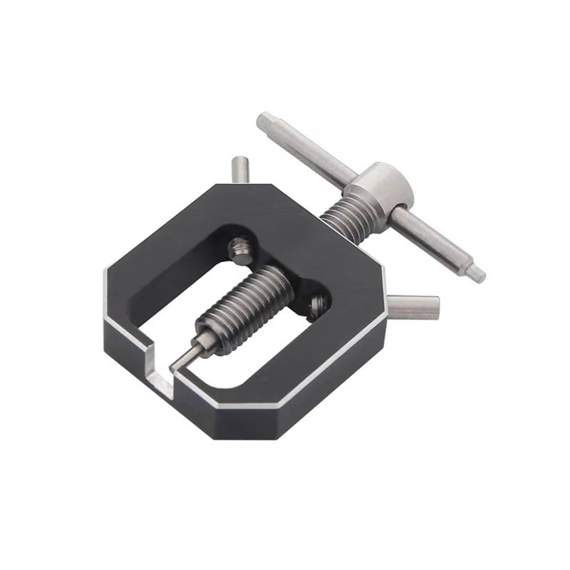 APMXQWIL RC Autoteile Kompatibel Mit RS550 540 Für WPL D12 Für Wltoys 144001 Für TRX4 Für SCX10 Metall Motor Getriebe Puller Ritzel Entferner Werkzeug Für RC Crawler Auto(Black) von APMXQWIL