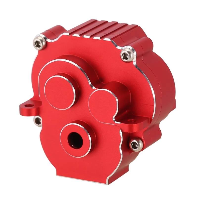 APMXQWIL RC Autoteile Kompatibel Mit TRX4M 4M-51 1/18 RC Crawler Upgrade CNC-Aluminium-Getriebegehäuse Mit Lagern(Red) von APMXQWIL