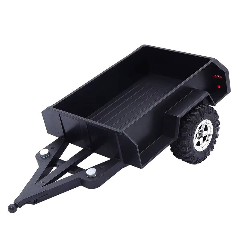 APMXQWIL RC Autoteile Kompatibel Mit TRX4M-Upgrade-Teilen, Nutzanhänger Mit Anhängerkupplung Und Maßstabsgetreuer Aufbewahrungsbox Für 1/18 RC Crawler-Autozubehör von APMXQWIL