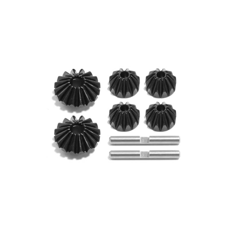 APMXQWIL RC Autoteile Kompatibel Mit Tamiya Für TT02 Für TT02B XV02 1/10 RC Auto Upgrade Teile Zubehör Metall Differential Getriebe Ausgang Getriebe Set(B) von APMXQWIL