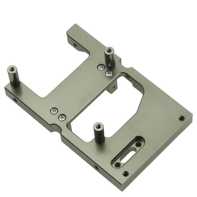 APMXQWIL RC Autoteile Kompatibel Mit WPL B14 B24 C14 C24 B16 B36 Für JJRC Q60 Q61 1/16 RC Auto Metall Lenkservo Lager Feste Montagehalterung Set Teile(Gray) von APMXQWIL