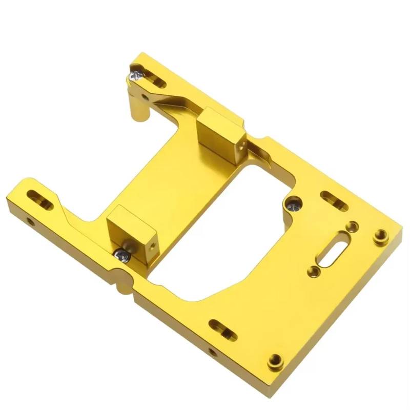 APMXQWIL RC Autoteile Kompatibel Mit WPL B14 B24 C14 C24 B16 B36 Für JJRC Q60 Q61 1/16 RC Auto Metall Lenkservo Lager Feste Montagehalterung Set Teile(Yellow) von APMXQWIL