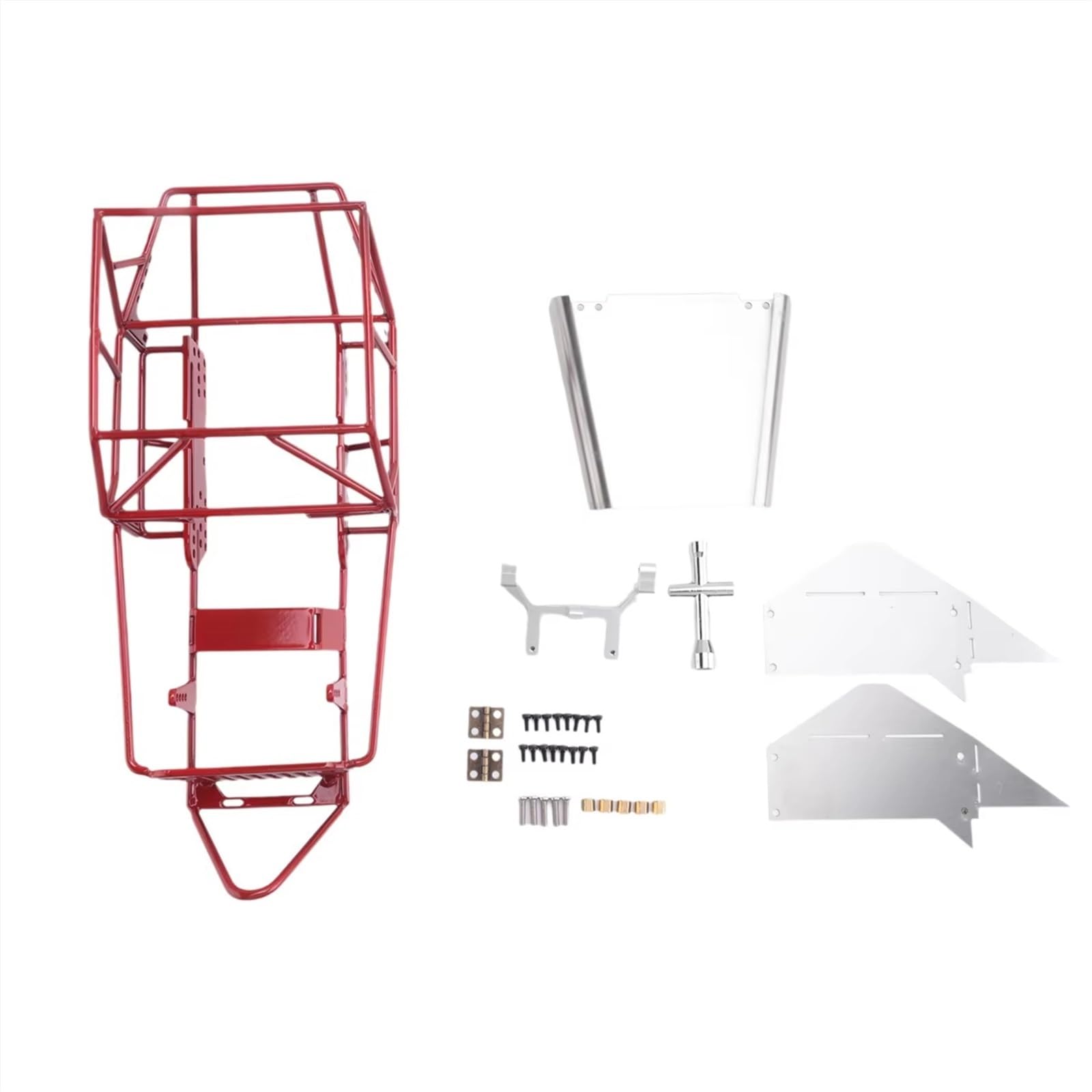 APMXQWIL RC Autoteile Kompatibel Mit WPL C14 C24 C24-1 1/16 RC-Auto-Tuning-Teile Zubehör Vollrohrrahmen Metall Für Chassis Metallkarosserie Überrollkäfig Rot APMXQWIL RC Autoteile Kompatibel Mit WPL C14 C24 C24-1 1/16 RC-Auto-Tuning-Teile Zubehör Vollrohrrahmen Metall Für Chassis Metallkarosserie Überrollkäfig Rot von APMXQWIL