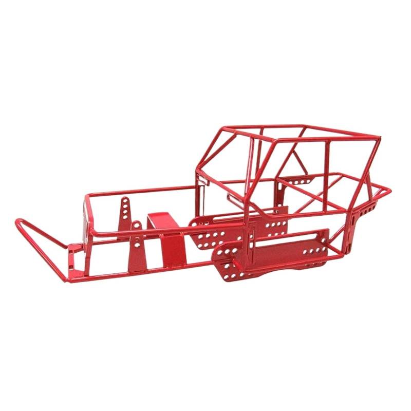 APMXQWIL RC Autoteile Kompatibel Mit WPL C14 C24 C24-1 1/16 RC Car Upgrade-Teile Vollrohrrahmen Metall Für Fahrgestell-Karosserie-Überrollkäfig von APMXQWIL