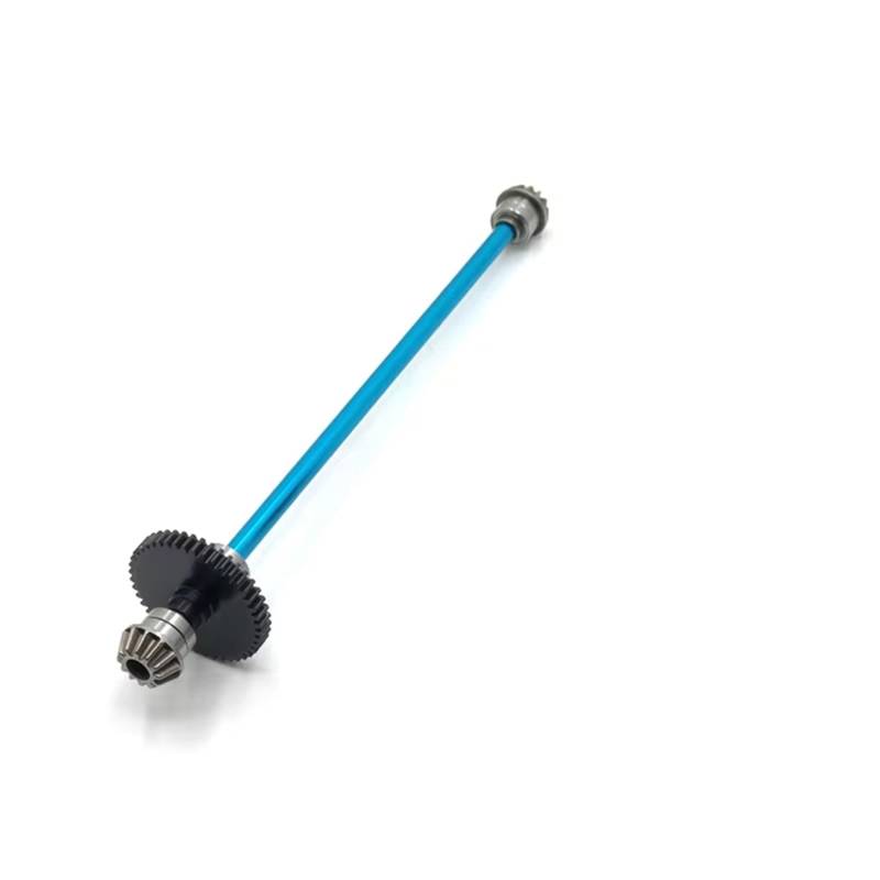 APMXQWIL RC Autoteile Kompatibel Mit Wltoys 144001 144002 144010 Mittelantriebswellenbaugruppe Untersetzungsgetriebe Aus Stahl 27T Motorgetriebe 1/14 RC Auto-Upgrade-Teile(Blue) von APMXQWIL