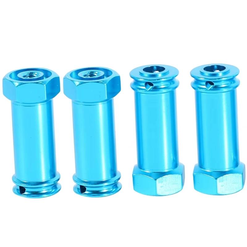 APMXQWIL RC Autoteile Kompatibel Mit Wltoys A959 A949 A969 A979 1/18 RC Car Upgrade-Teile Aluminium 12 Mm Sechskantnabe 24 Mm Verlängerungsadapter Spurverbreiterung von APMXQWIL
