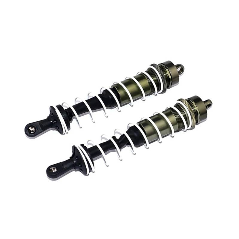 APMXQWIL RC Autoteile Kompatibel Mit ZD Für Racing 08421-V2 08411 08425 1/8 RC Fernbedienung Modellauto Upgrade-Teile Metall 126MM Hintere Stoßdämpfer 8002(Titanium) von APMXQWIL