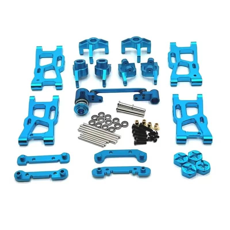 RC Autoteile Kompatibel Mit WLtoys 124007 124017 124019 144001 144002 Für RIaarIo XDKJ-001 006 AM-X12 RC Car Upgrade- Und Modifikationsteile(Blue) von APMXQWIL