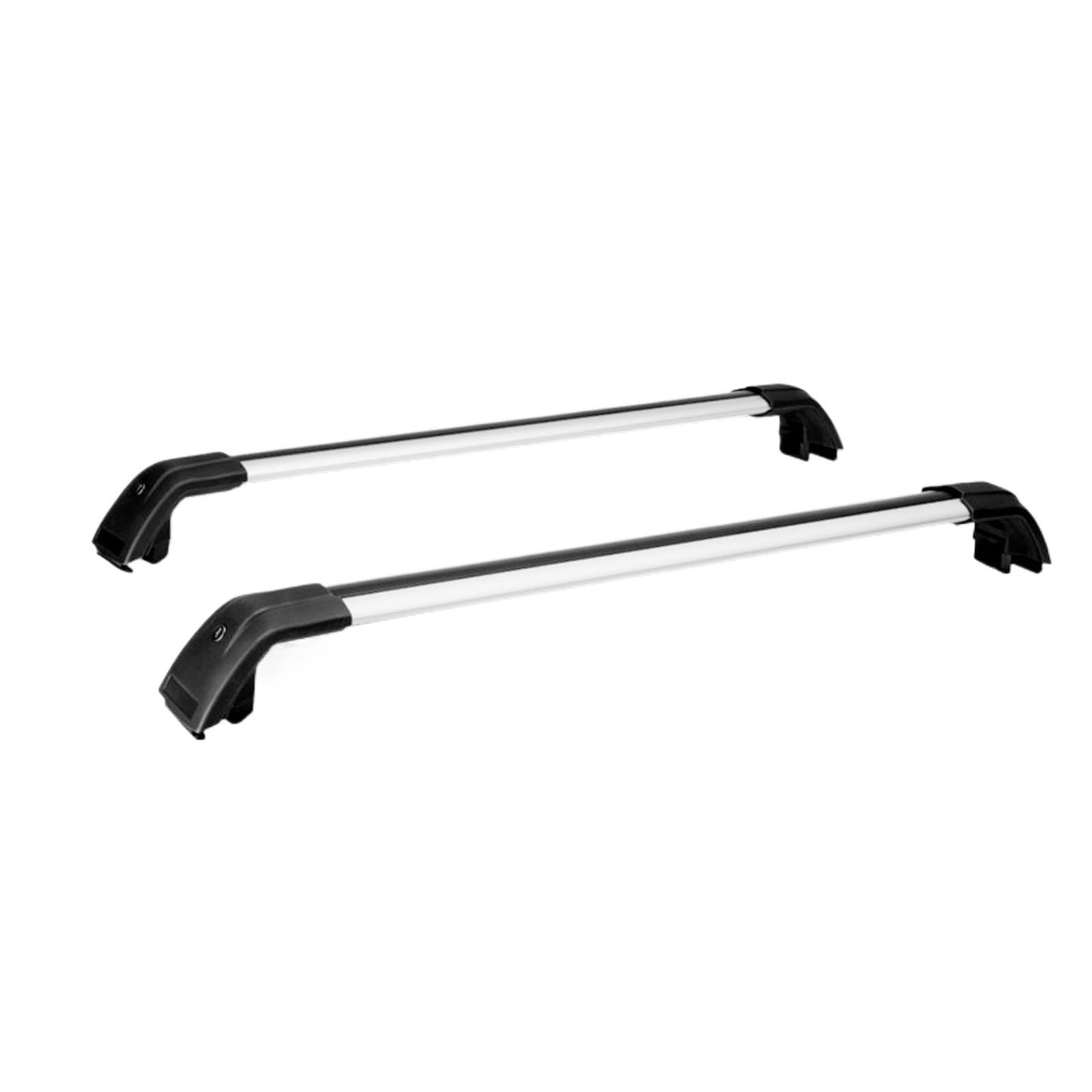 APNWVFO Dachträger 2 Stück Für GWM Für HAVAL H6 2022 2023 2024 Dach Reling Rack Querstangen Kreuz Bars Abschließbar Dachgepäckträger(Black and Silver) von APNWVFO