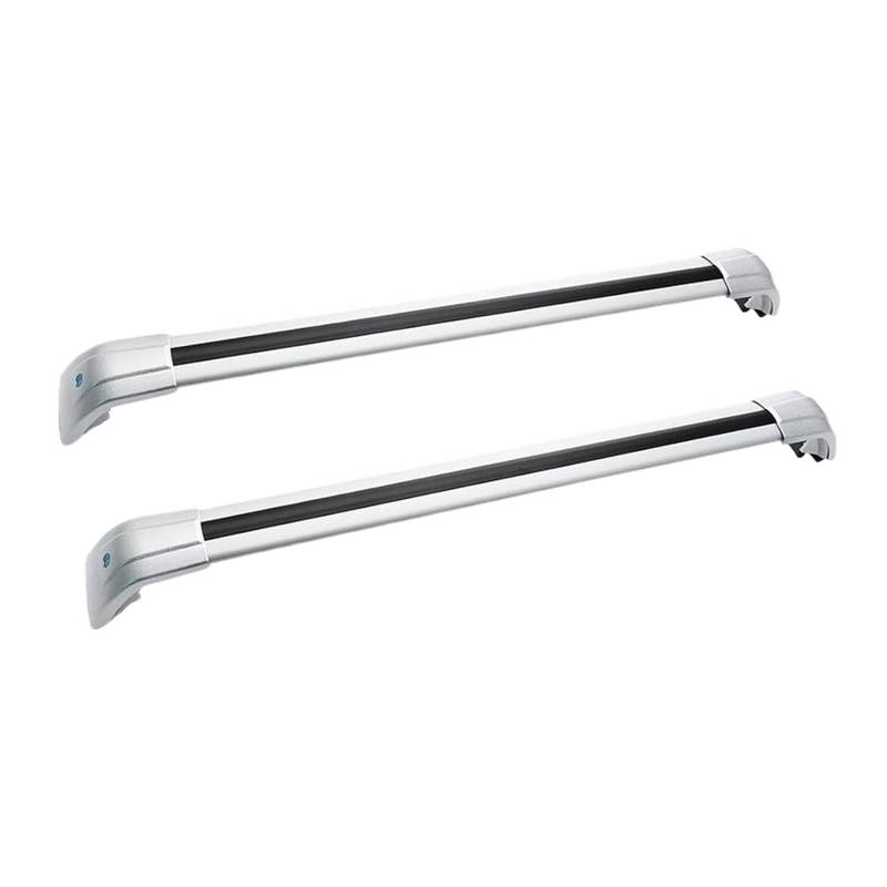 APNWVFO Dachträger 2 Stück Für GWM Für HAVAL H6 2022 2023 2024 Dach Reling Rack Querstangen Kreuz Bars Abschließbar Dachgepäckträger(Silber) von APNWVFO