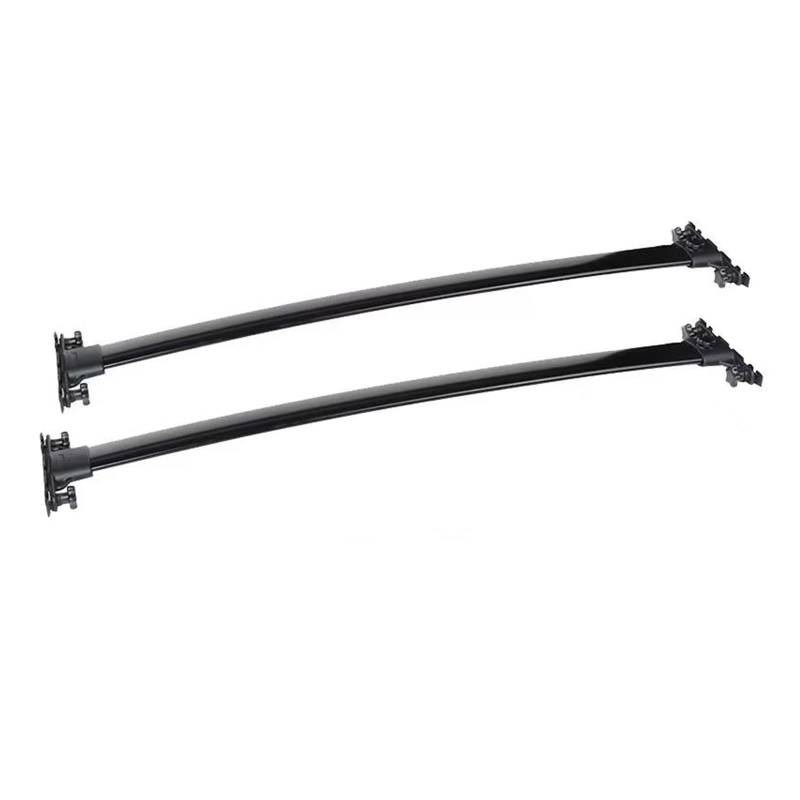 APNWVFO Dachträger 2-teilig/Set Für Toyota Für Highlander 2008–2013 (mit Seitenschienen) Schwarze Autodachträger-Querstangen Dachgepäckträger von APNWVFO