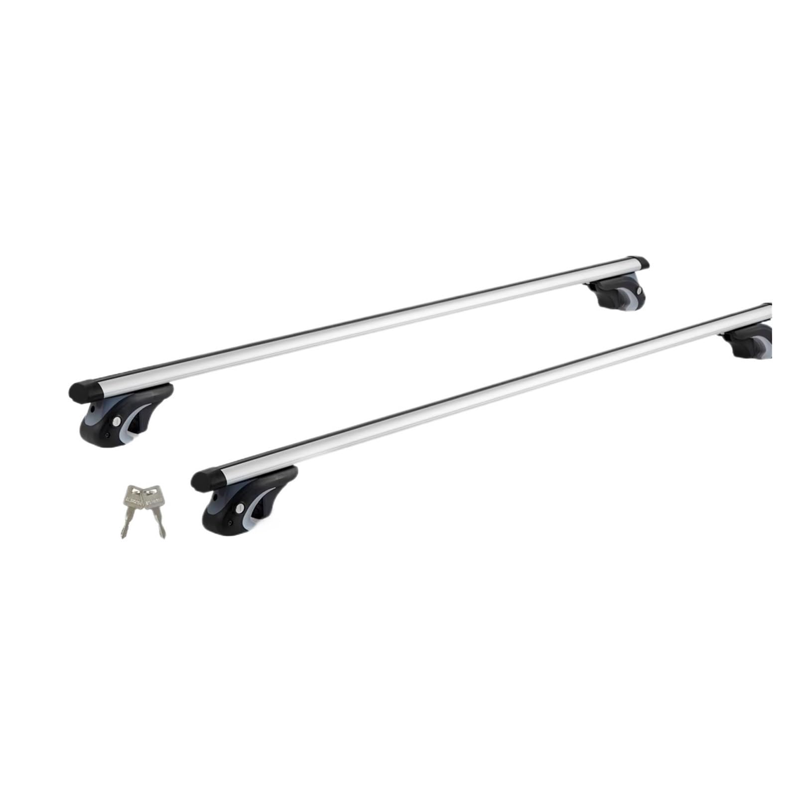 APNWVFO Dachträger Dachträger-Querstange Verstellbar Aluminium-Dachreling-Querstange Gepäckträger Obere Dachquerstange Silber/Schwarz Dachgepäckträger APNWVFO Dachträger Dachträger-Querstange Verstellbar Aluminium-Dachreling-Querstange Gepäckträger Obere Dachquerstange Silber/Schwarz Dachgepäckträger von APNWVFO