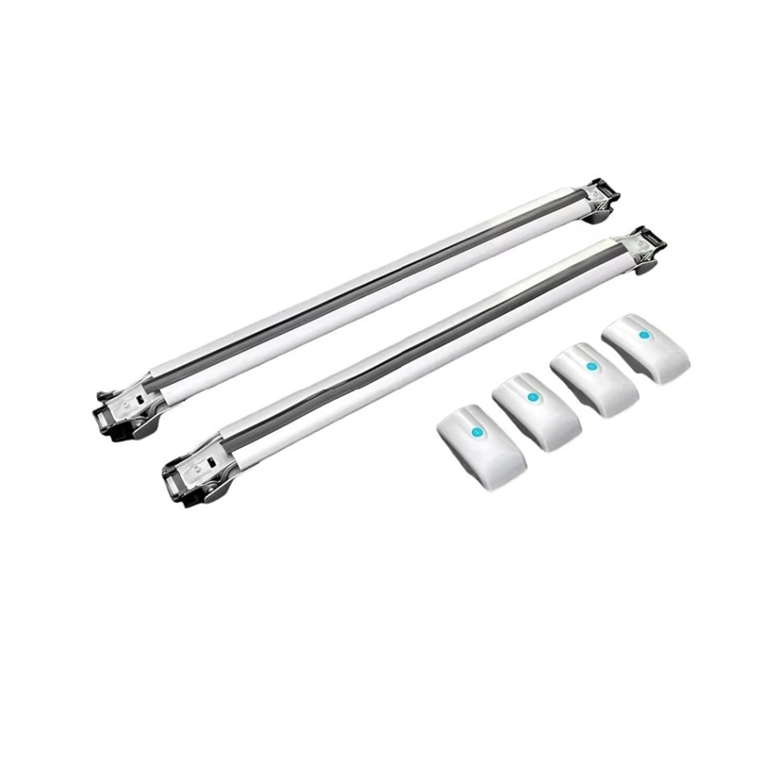 APNWVFO Dachträger Für BYD Für Shark 2024 2025 Kapazität Abschließbarer Dachträger Querträger Gepäckträger Dachträger Querträger Schienenträger Dachgepäckträger(Silver Set) von APNWVFO