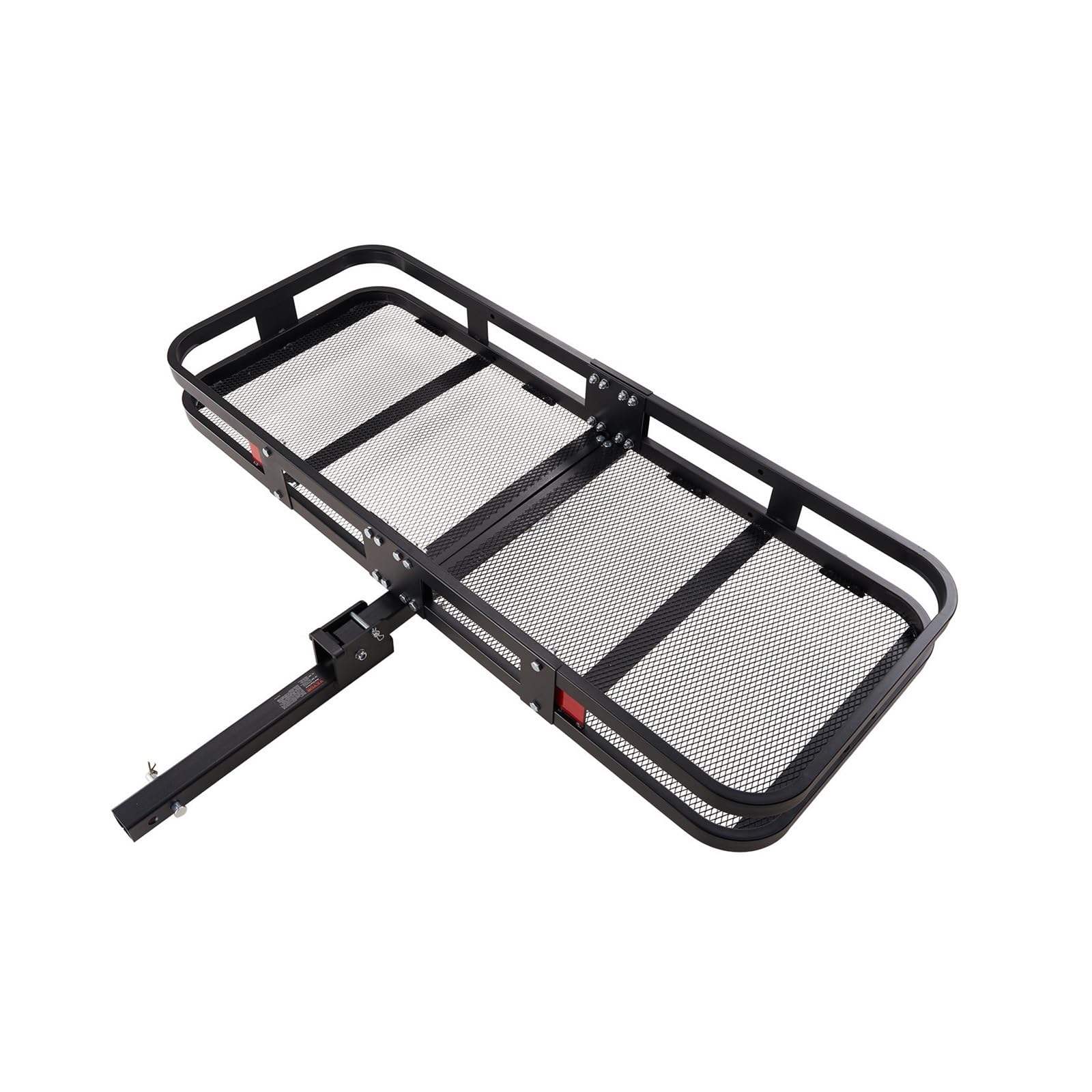 APNWVFO Dachträger Für SUV Truck Pickup Camping 47/53/60 In Hitch Cargo Carrier Anhängerkupplung Aluminium Cargo Basket Dachgepäckträger(A 60x24x6 in) von APNWVFO