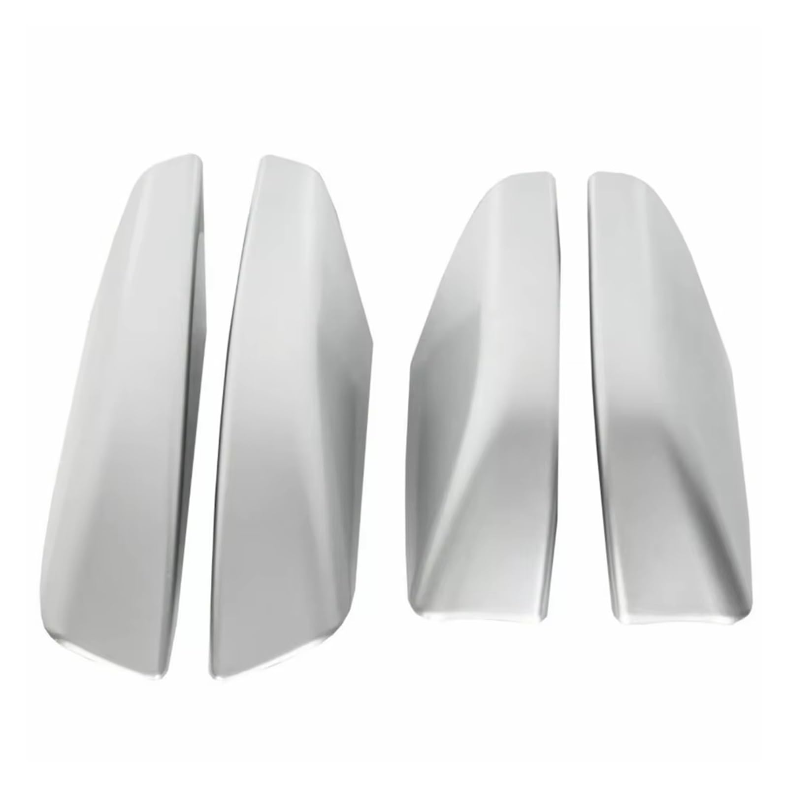 APNWVFO Dachträger Für Toyota Für 4Runner N210 2003 2004 2005 2006 2007 2008 2009 4-teilige Dachgepäckträger-Schienen-Endabdeckungs-Shell-Kappe Dachgepäckträger(Silber) von APNWVFO