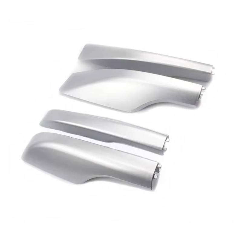APNWVFO Dachträger Für Toyota Für Land Für Cruiser 200 LC200 FJ200 2008-2019 Autodachgepäckträger-Abdeckkappe Deckel Dachträgerschienen-Endschale Dachgepäckträger(Silber) von APNWVFO