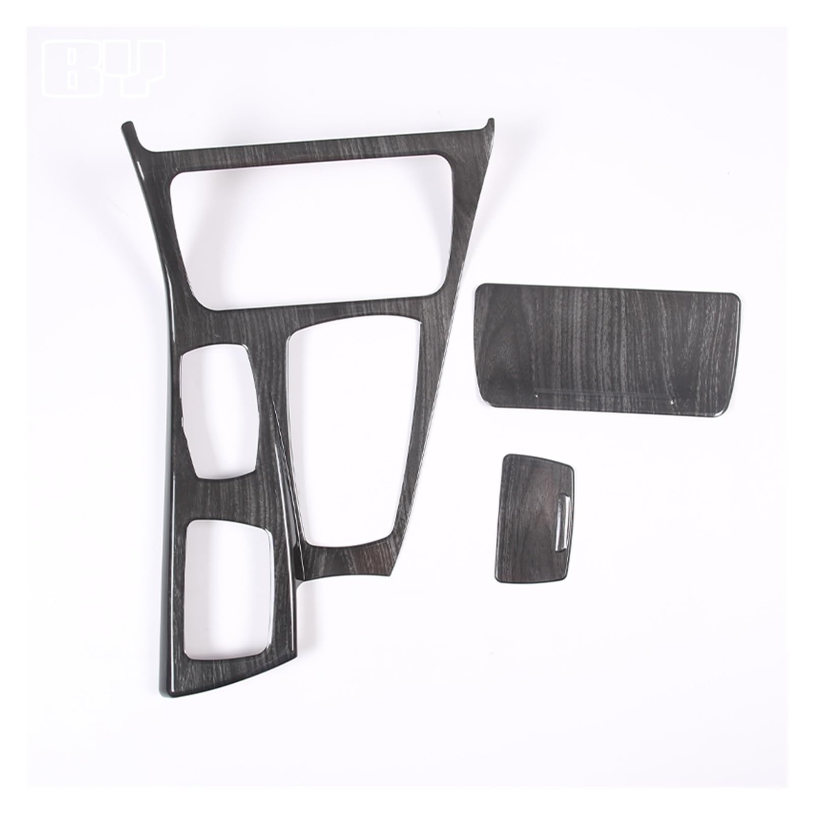 APNWVFO Innenausstattung Formteile Für 5 Series F10 2011-2017 RHD Auto Interior Center Konsole Getriebe Shift Panel Abdeckung Trim Innen Auto-Dekor Zubehör(Black Wood Grain) von APNWVFO