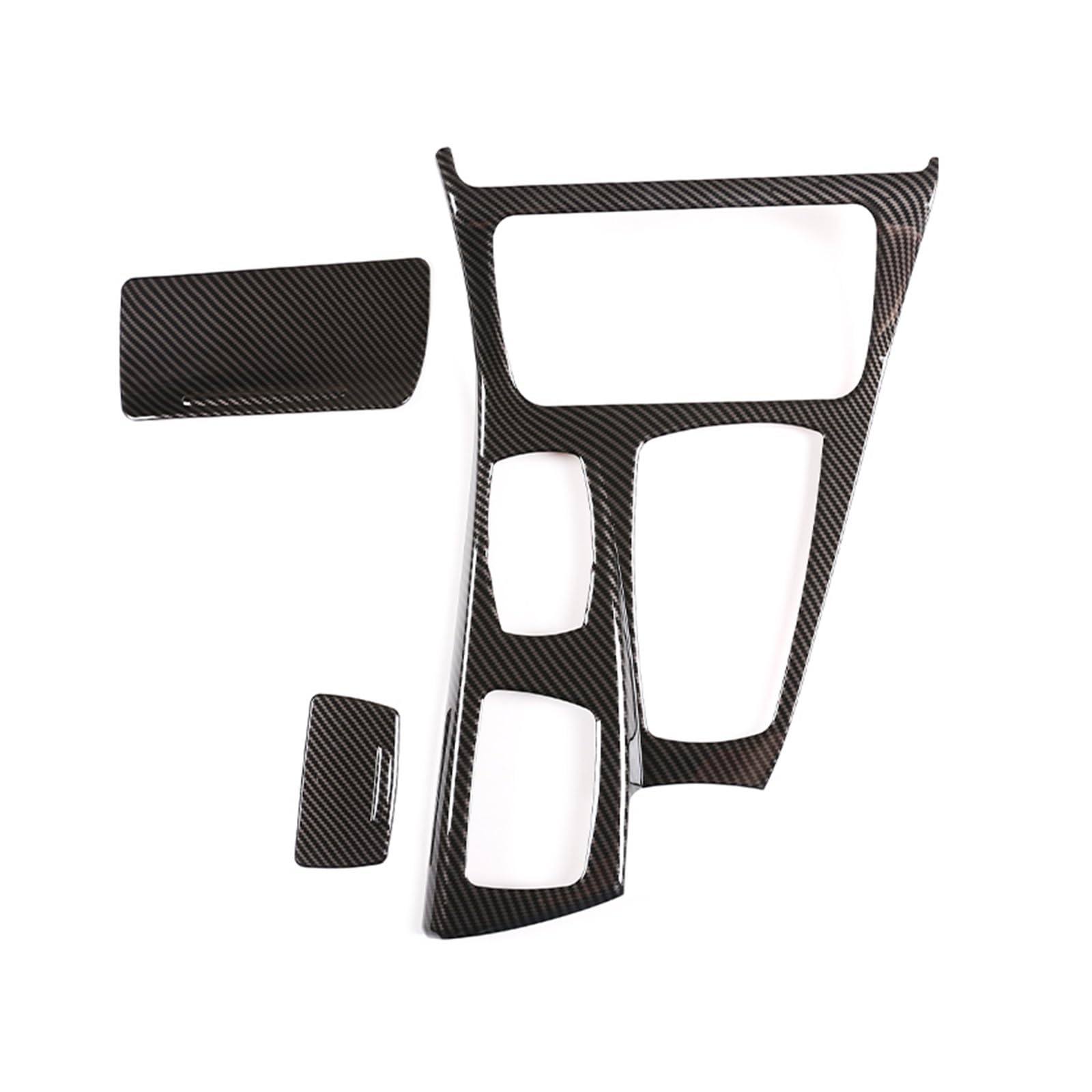 APNWVFO Innenausstattung Formteile Für 5 Series F10 2011-2017 RHD Auto Interior Center Konsole Getriebe Shift Panel Abdeckung Trim Innen Auto-Dekor Zubehör(Carbon Fiber) von APNWVFO