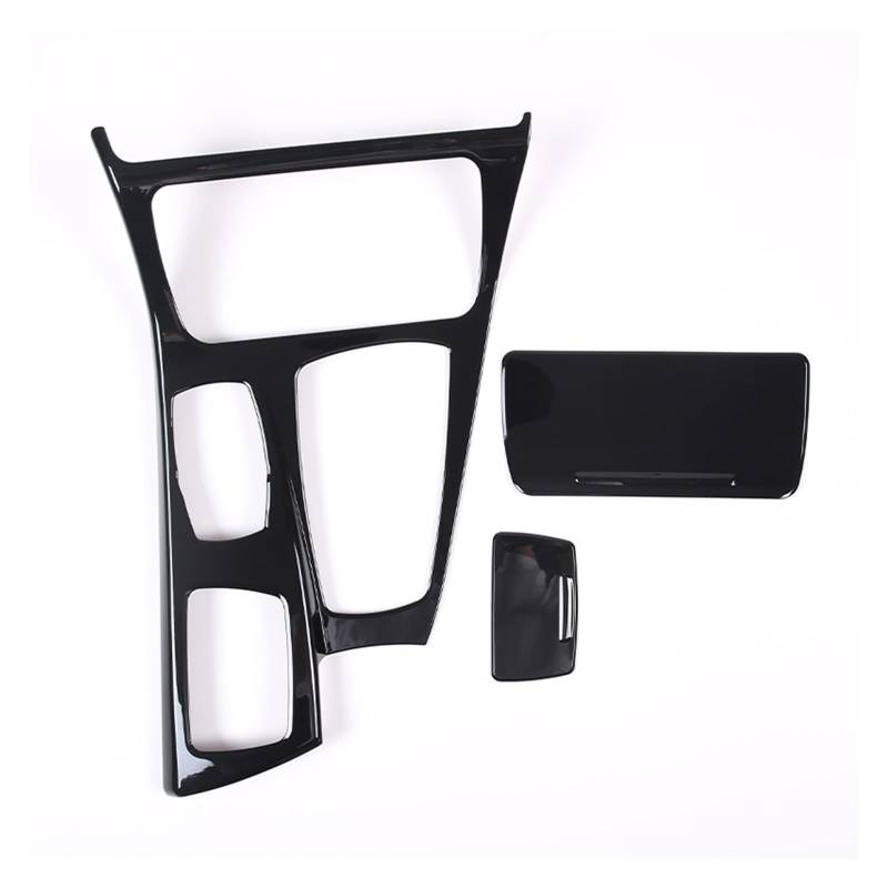 APNWVFO Innenausstattung Formteile Für 5 Series F10 2011-2017 RHD Auto Interior Center Konsole Getriebe Shift Panel Abdeckung Trim Innen Auto-Dekor Zubehör(Schwarz) von APNWVFO