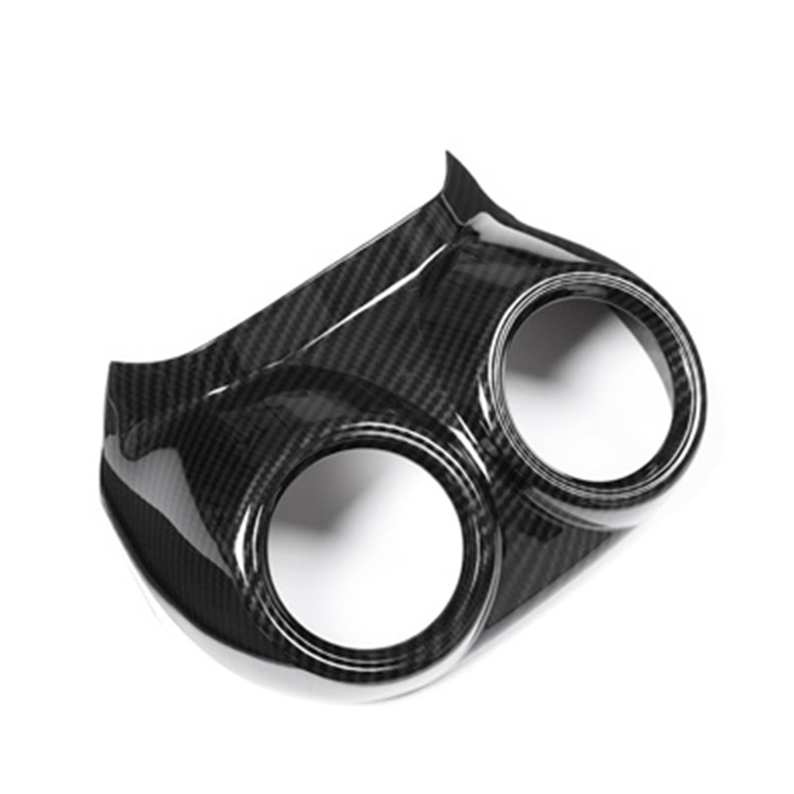 APNWVFO Innenausstattung Formteile Für Alfa Für Romeo Für Stelvio 2017-2020 Auto Hinten Auspuff Vent Dekorative Rahmen Auto Zubehör Auto-Dekor Zubehör(Style A-Carbon) von APNWVFO
