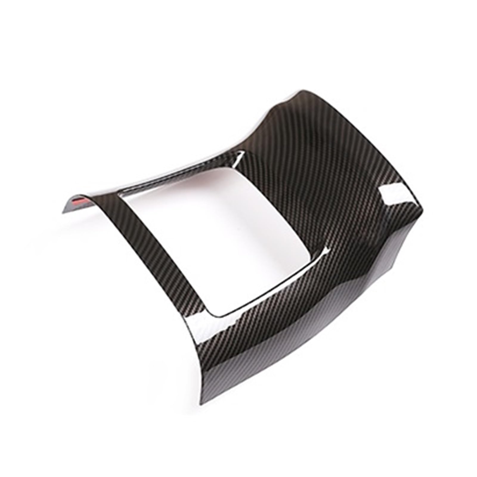 APNWVFO Innenausstattung Formteile Für Alfa Für Romeo Für Stelvio 2017-2020 Auto Hinten Auspuff Vent Dekorative Rahmen Auto Zubehör Auto-Dekor Zubehör(Style B-Carbon) von APNWVFO