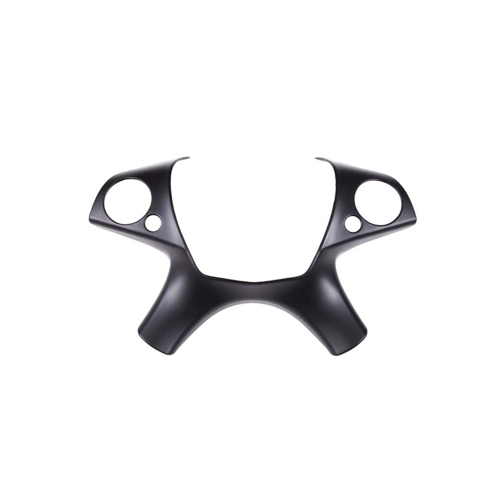 APNWVFO Innenausstattung Formteile Für Benz C-Klasse W204 2007-2010 Lenkrad Dekoration Rahmen Aufkleber Autozubehör Auto-Dekor Zubehör(Matte Black) von APNWVFO