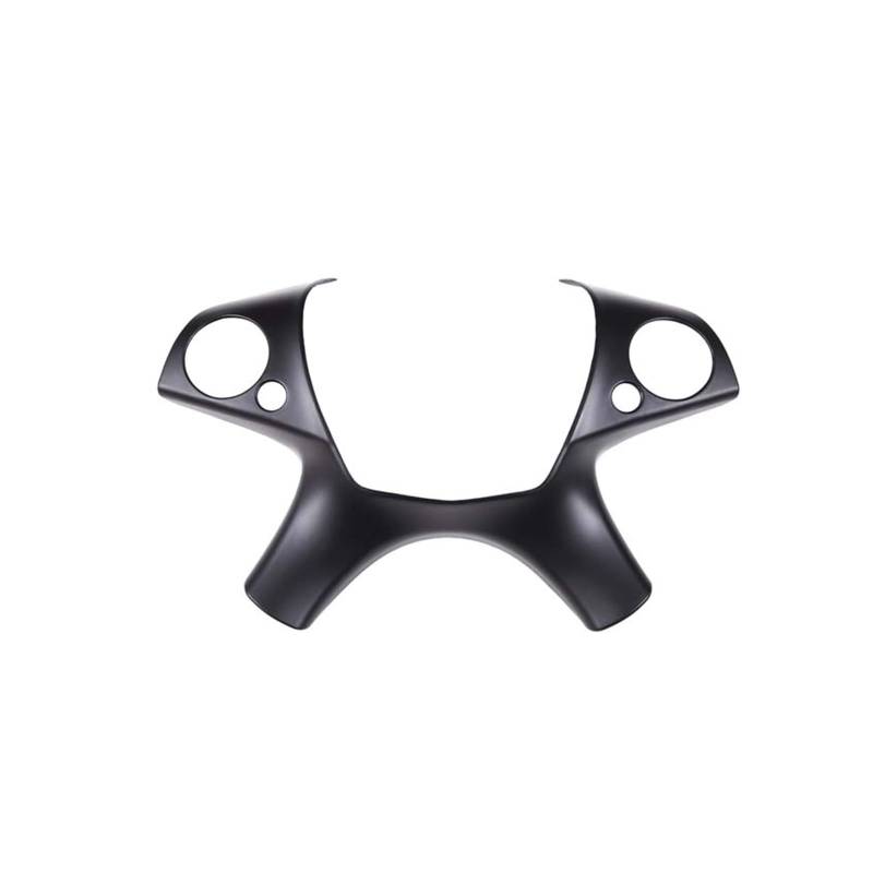APNWVFO Innenausstattung Formteile Für Benz C-Klasse W204 2007-2010 Lenkrad Dekoration Rahmen Aufkleber Autozubehör Auto-Dekor Zubehör(Matte Black) von APNWVFO