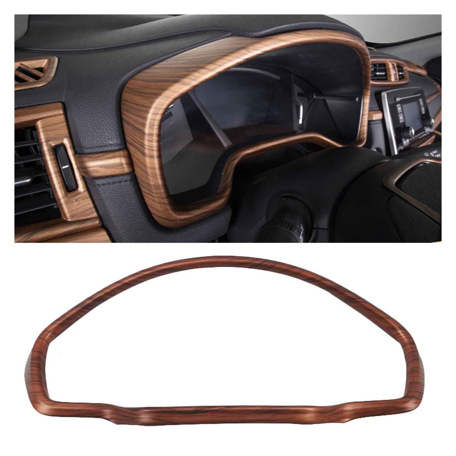 APNWVFO Innenausstattung Formteile Für CRV Für CR-V 2017 2018 2019 2020 Autoinnenraum Pfirsichholzmaserung Innentürgriff Dekorationsrahmen Auto-Dekor Zubehör(Wood Color-C) von APNWVFO