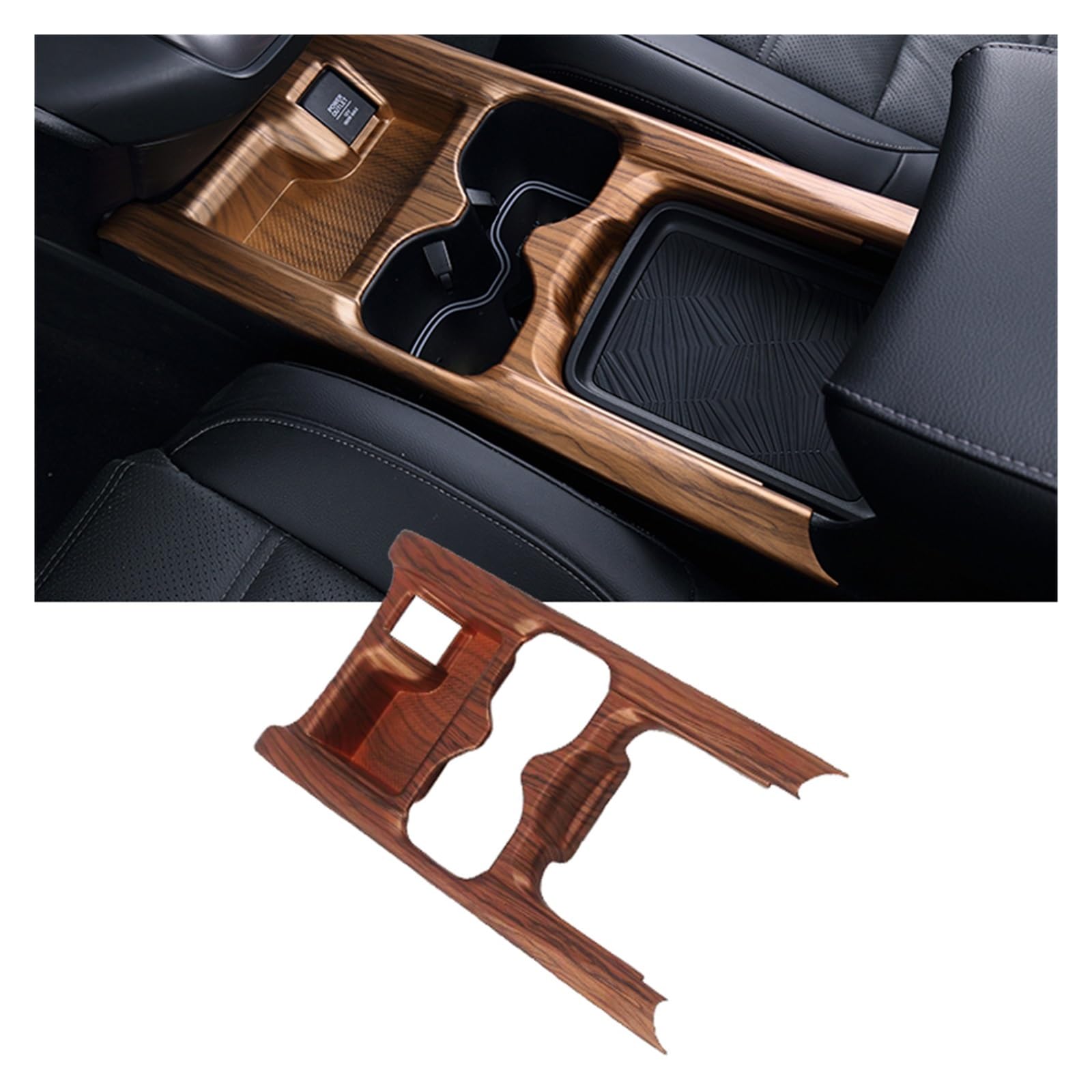 APNWVFO Innenausstattung Formteile Für CRV Für CR-V 2017 2018 2019 2020 Autoinnenraum Pfirsichholzmaserung Innentürgriff Dekorationsrahmen Auto-Dekor Zubehör(Wood Color-F) von APNWVFO