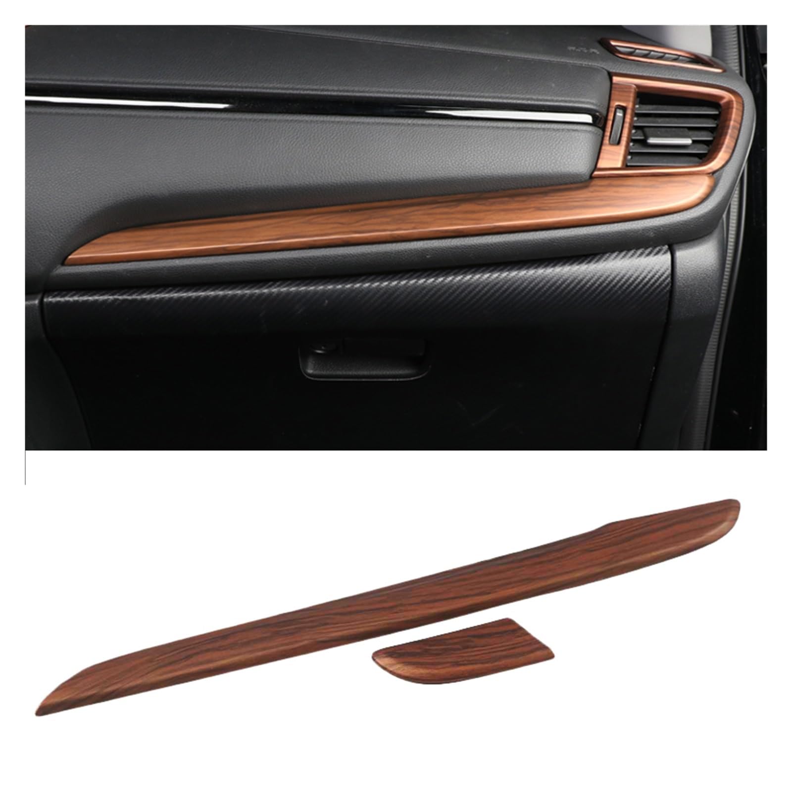 APNWVFO Innenausstattung Formteile Für CRV Für CR-V 2017 2018 2019 2020 Autoinnenraum Pfirsichholzmaserung Innentürgriff Dekorationsrahmen Auto-Dekor Zubehör(Wood Color-G) von APNWVFO