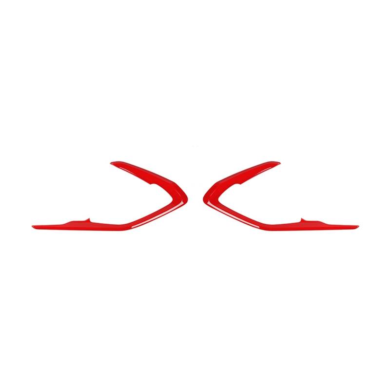 APNWVFO Innenausstattung Formteile Für Chevrolet Für Camaro 2016 2017 2018 Up Autozubehör Auto Innentür Dekoration Abdeckung Trim Aufkleber Auto-Dekor Zubehör(Red) von APNWVFO