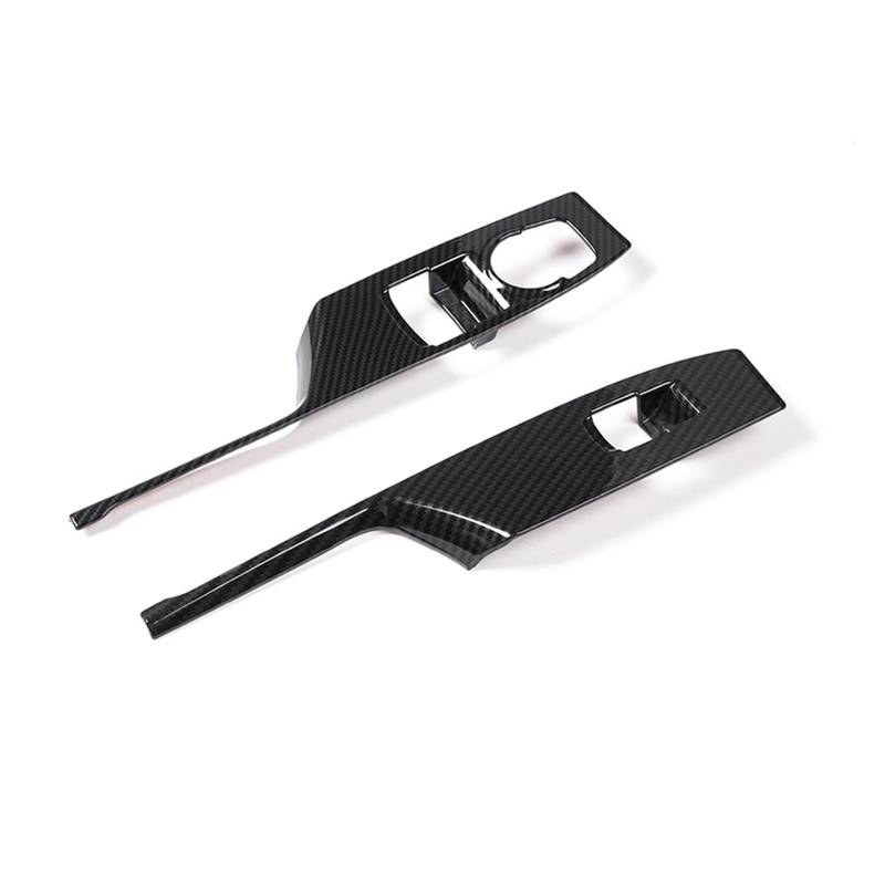 APNWVFO Innenausstattung Formteile Für Chevrolet Für Camaro 2017 2018 2019 2020 2021 Up Innen Zubehör Auto Fensterheber Schalter Panel Dekoration Abdeckung Auto-Dekor Zubehör(Carbon Fiber Grain) von APNWVFO