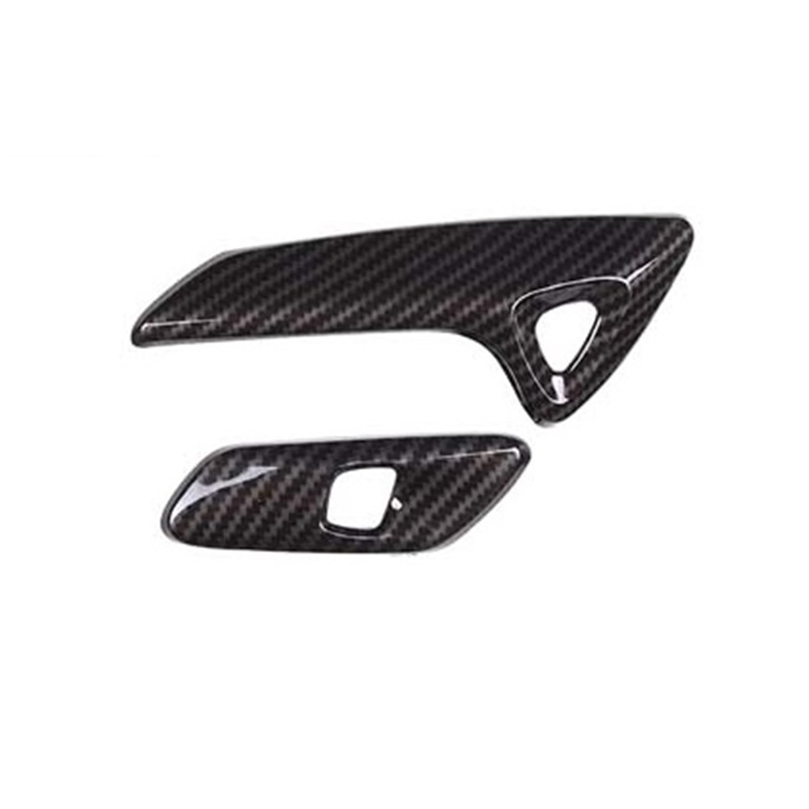 APNWVFO Innenausstattung Formteile Für Chevrolet Für Corvette C7 2014-2019 Auto Innentür Armlehne Elektrische Schalter Taste Rahmen Abdeckung Trim Aufkleber Auto-Dekor Zubehör(Carbon Fiber) von APNWVFO
