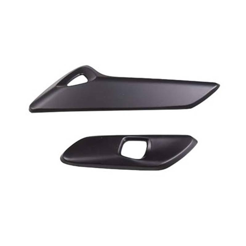 APNWVFO Innenausstattung Formteile Für Chevrolet Für Corvette C7 2014-2019 Auto Innentür Armlehne Elektrische Schalter Taste Rahmen Abdeckung Trim Aufkleber Auto-Dekor Zubehör(Matte Black) von APNWVFO