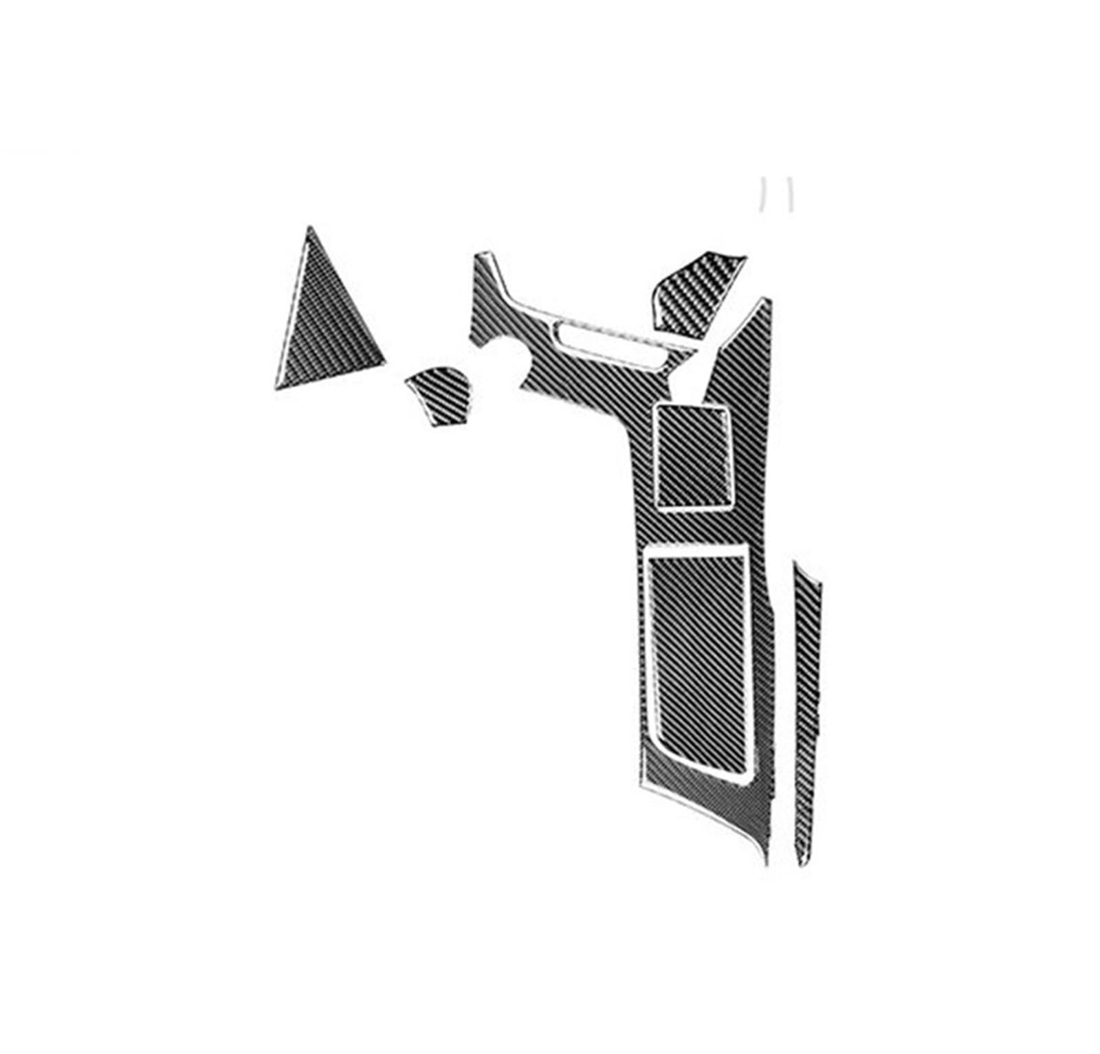 APNWVFO Innenausstattung Formteile Für Chevrolet Für Corvette C7 2014-2019 Getriebe Shift Übertragung Panel Abdeckung Auto Innen Zubehör Auto-Dekor Zubehör(4 Black) von APNWVFO