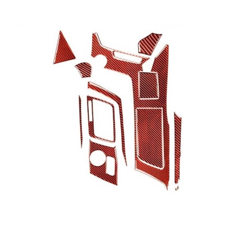 APNWVFO Innenausstattung Formteile Für Chevrolet Für Corvette C7 2014-2019 Getriebe Shift Übertragung Panel Abdeckung Auto Innen Zubehör Auto-Dekor Zubehör(5 Red) von APNWVFO