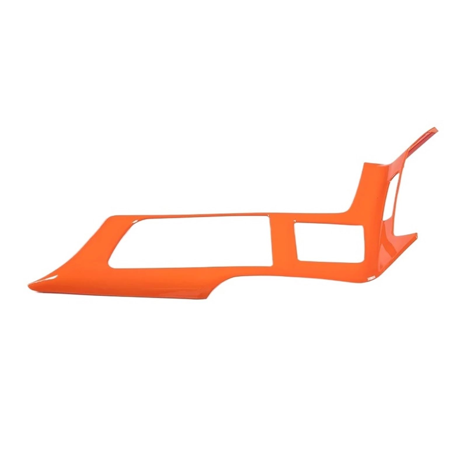 APNWVFO Innenausstattung Formteile Für Chevrolet Für Corvette C7 Z06 2014-19 Auto Zentrale Steuerung Tasse Halter Panel Rahmen Aufkleber Auto Teile Auto-Dekor Zubehör(Orange) von APNWVFO