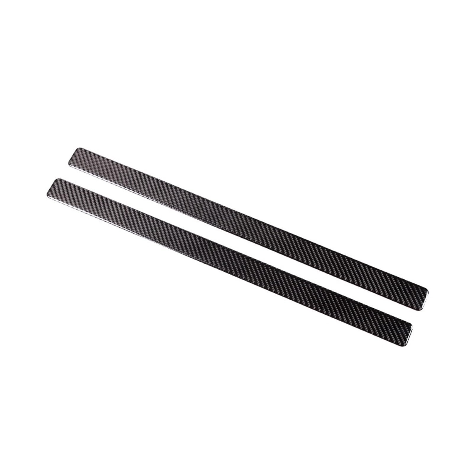 APNWVFO Innenausstattung Formteile Für FIAT Für 500 2011-2019 Auto Eingebaute Türschwelle Willkommen Pedal Streifen Panel Trim Aufkleber Schutz Auto-Dekor Zubehör(Schwarz) von APNWVFO