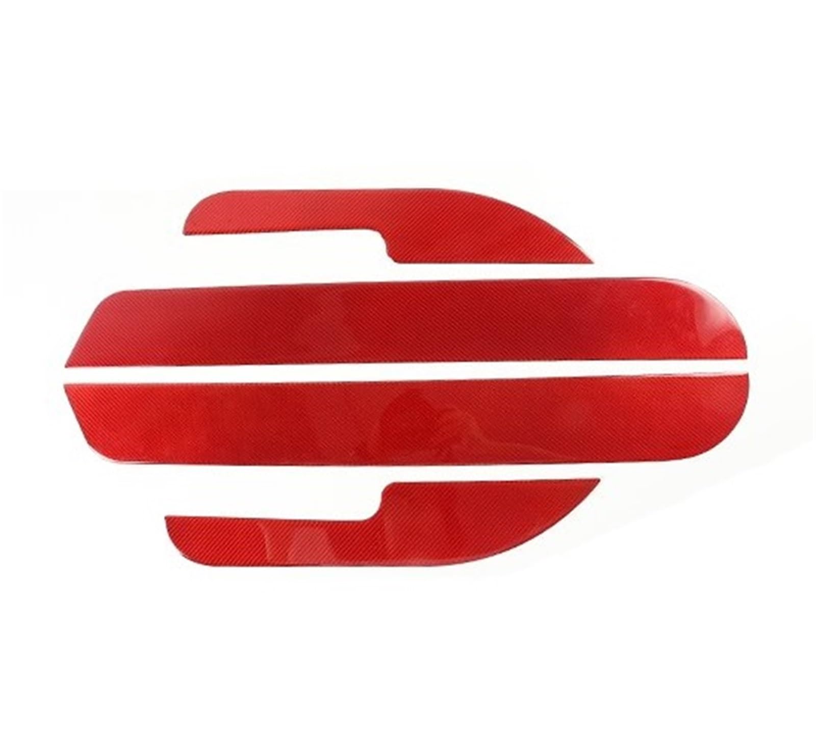 APNWVFO Innenausstattung Formteile Für Hummer H2 2003-2007 Weiche Carbon Fiber Rot Auto Innen Dekoration Abdeckung Aufkleber Trim Auto-Dekor Zubehör(Color 16) von APNWVFO