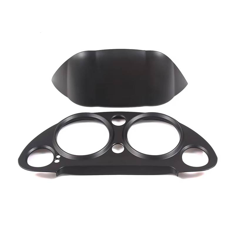APNWVFO Innenausstattung Formteile Für Mitsubishi Für Eclipse 2006-2011 Auto Dashboard Drehzahlmesser Panel Dekorative Abdeckung Aufkleber Auto-Dekor Zubehör(Matte Black) von APNWVFO