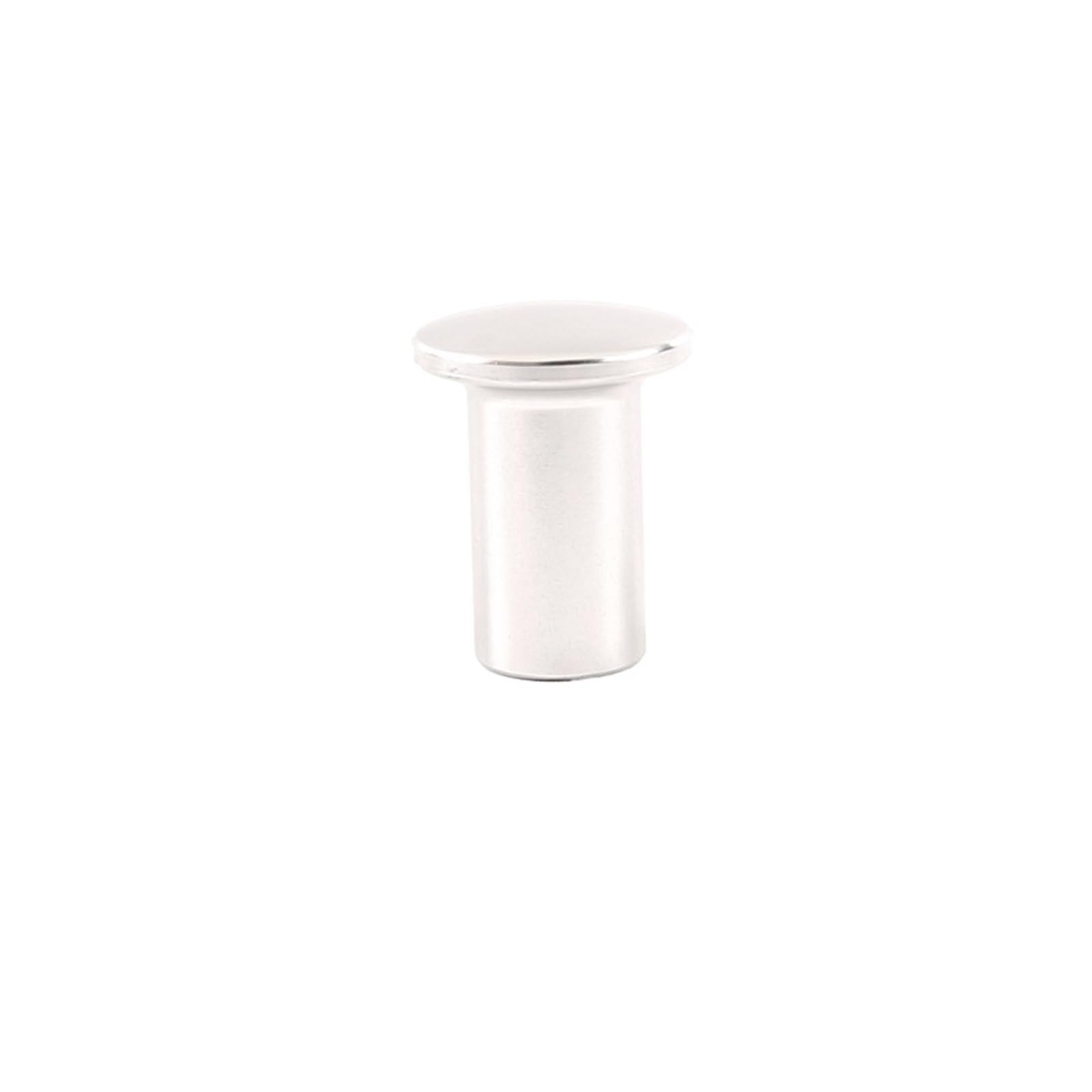 APNWVFO Innenausstattung Formteile Für Subaru Für BRZ 2012-2020 Auto Getriebe Hebel Stopper Hand Bremse Notfall Abdeckung Taste Trim Auto-Dekor Zubehör(Style A-Silver) von APNWVFO