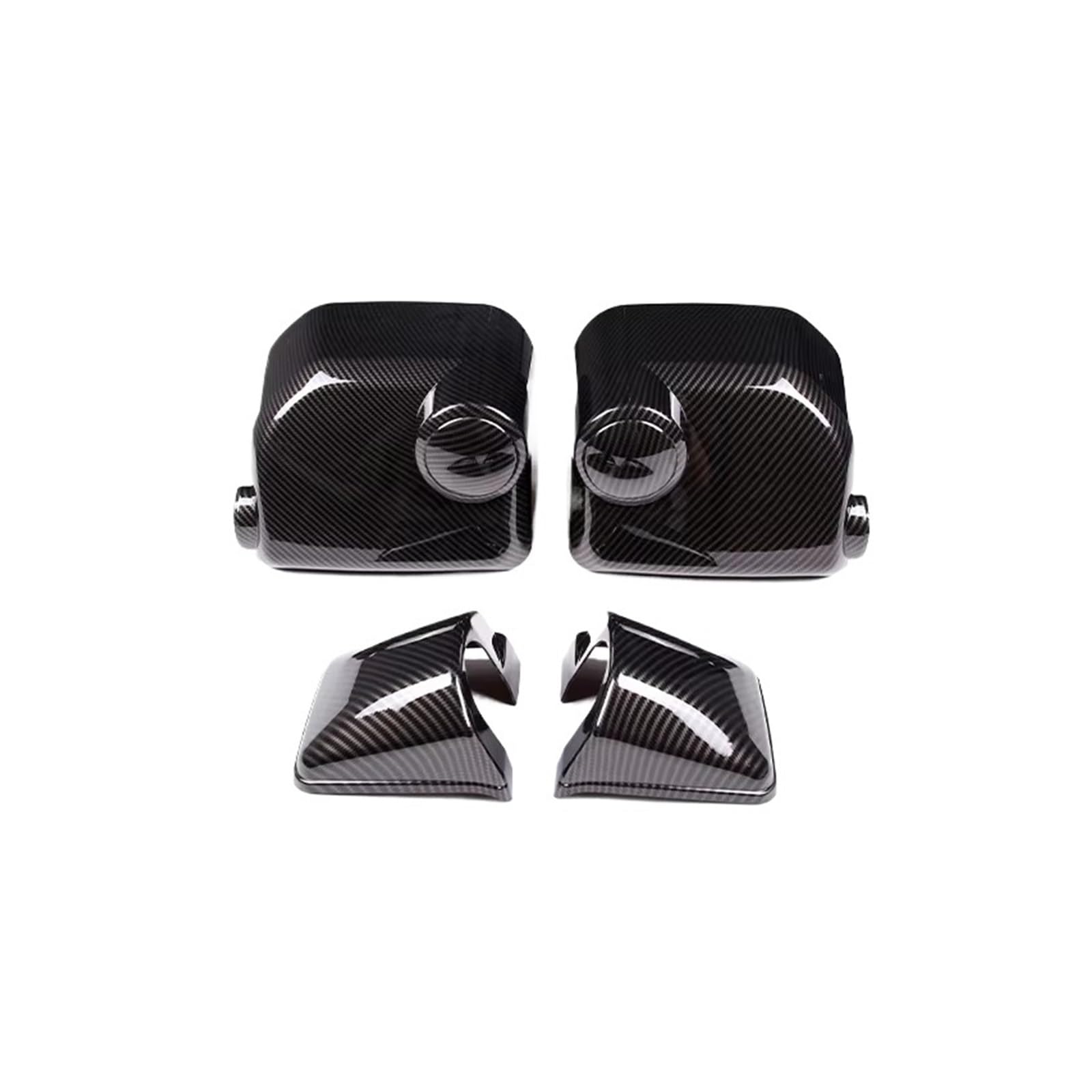 APNWVFO Innenausstattung Formteile Für Toyota FJ Für Cruiser 2007-2021 Auto Außenspiegel Abdeckung Dekorative Aufkleber Auto Zubehör Auto-Dekor Zubehör(Carbon Fiber) von APNWVFO