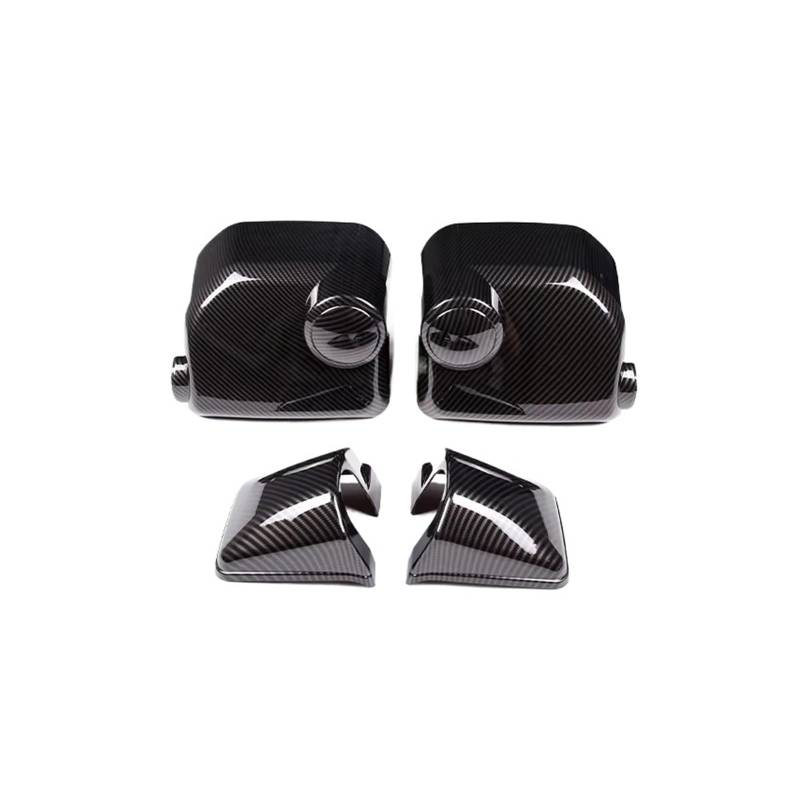 APNWVFO Innenausstattung Formteile Für Toyota FJ Für Cruiser 2007-2021 Auto Außenspiegel Abdeckung Dekorative Aufkleber Auto Zubehör Auto-Dekor Zubehör(Carbon Fiber) von APNWVFO