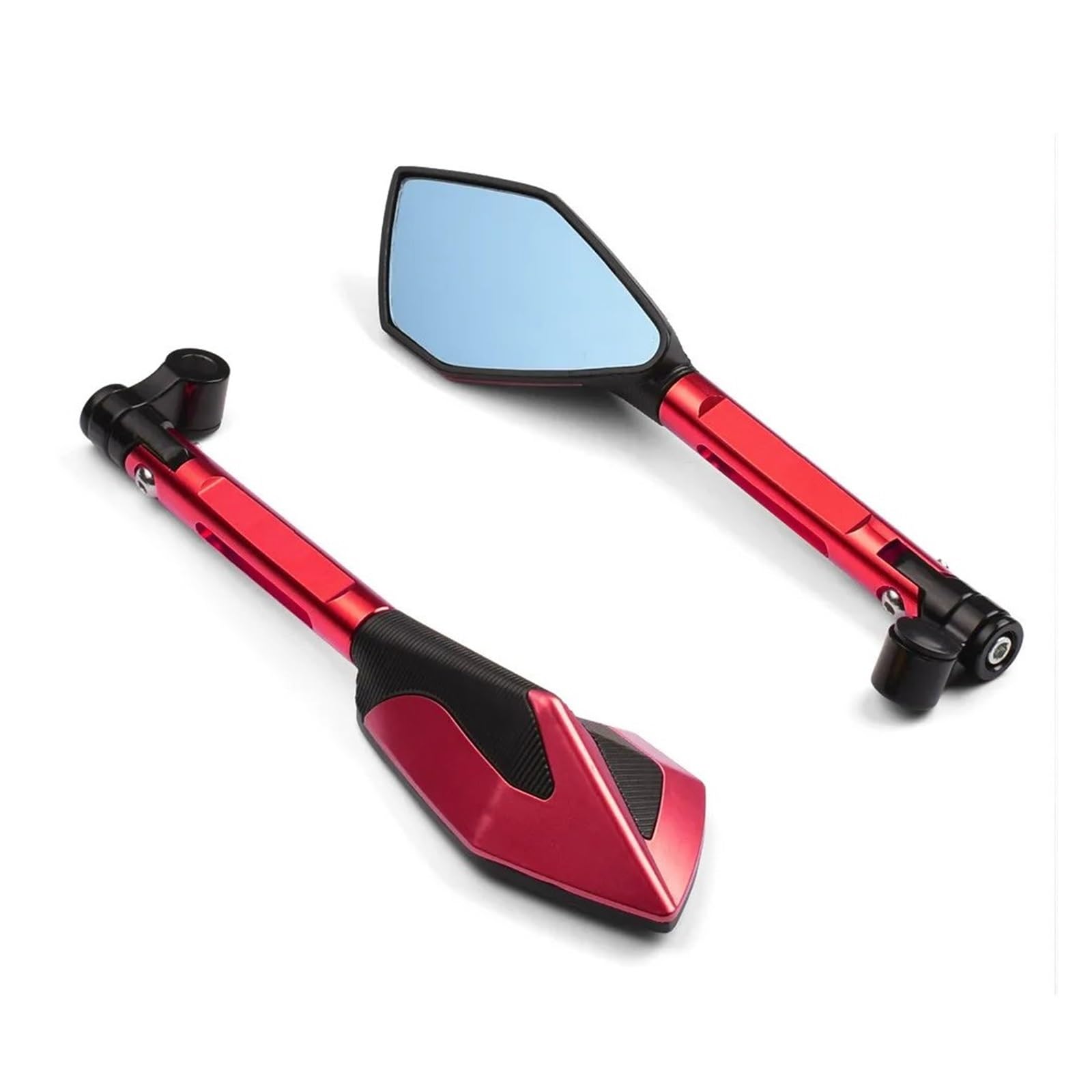 APNWVFO Motorrad-Seitenspiegel Für Suzuki Für GSR 400 2008-2012 Für GSR 600 2006-2011 Für GSR 750 2011-2021 Motorrad Rearview Außenspiegel Motorrad Rückspiegel(Red) von APNWVFO