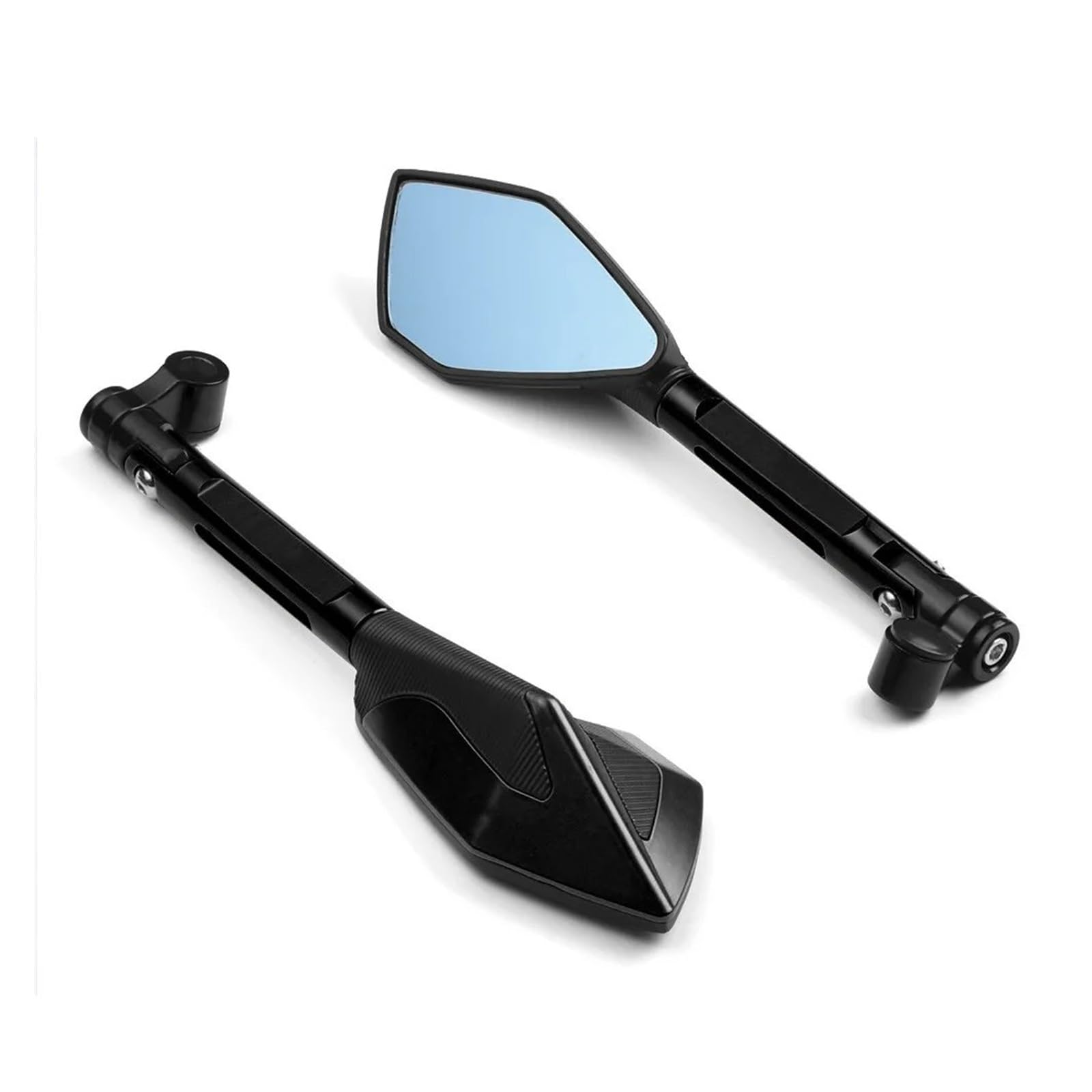 APNWVFO Motorrad-Seitenspiegel Für Suzuki Für GSR 400 2008-2012 Für GSR 600 2006-2011 Für GSR 750 2011-2021 Motorrad Rearview Außenspiegel Motorrad Rückspiegel(Schwarz) von APNWVFO