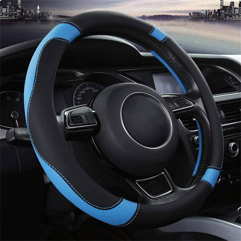 Lenkraddabdeckung,für Renault Captur 2024 2023 2022 2021 2020 2019 Look Lenkraddabdeckung Universal 37-38 cmSommer und Winter Auto Zubehör Interieur Geschenkideen,Blue von APOQTHF