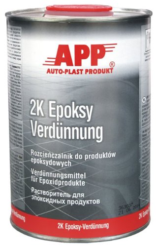 APP 2K Epoksy Verdünnung, Verdünnungsmittel für Epoxidprodukte 1L von Homry