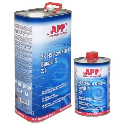 APP 2K HS ACRYL KLARLACK SPEZIAL S ( Kratzfest 2:1 ) 5 Liter 020110 von APP