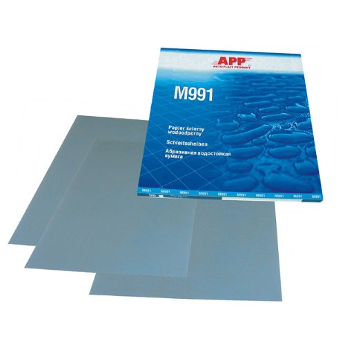 Schleifpapier wasserfest blau P800 230x280 APP 50 St. von APP
