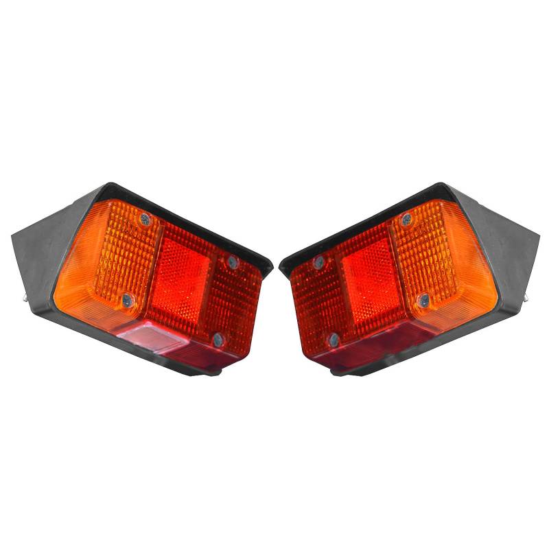 APSMOTIV -Traktor -Rücklichter mit Metallgehäuse, geeignet für Mahindra Traktor -Rücklichter Baugruppe 4500 5500 4530 3550 5565 von APSMOTIV
